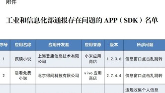 窗口亂跳轉(zhuǎn)、違規(guī)收集個人信息 這31款A(yù)pp及SDK被通報