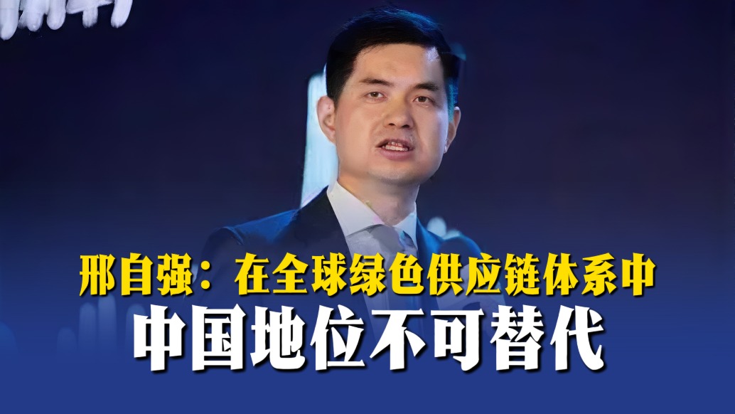 邢自強(qiáng)：在全球綠色供應(yīng)鏈體系中，中國地位不可替代
