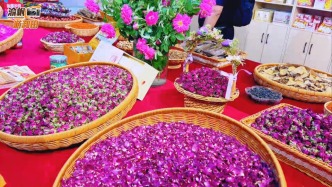 于田玫瑰市集：各种玫瑰制品琳琅满目，还能体验制作香皂和香馕