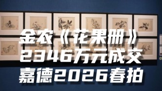 金農(nóng)《花果冊》 2346萬元成交