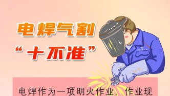 小焊花暗藏大隱患 安全作業(yè)切勿松懈——電氣焊作業(yè)警示教育案例