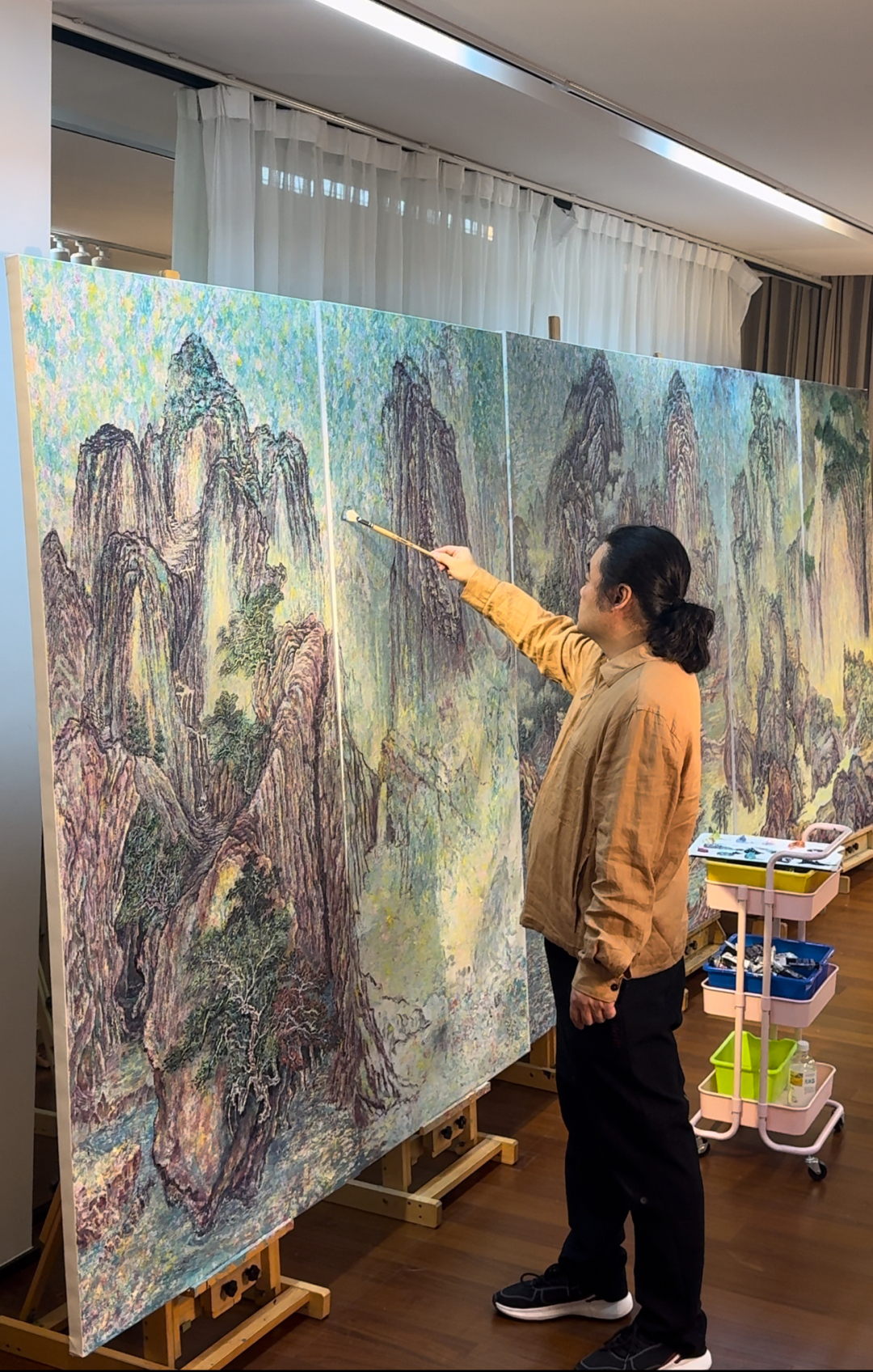 文脉问道|范式重构:从单件笔墨到文明系统——潘琨与《历代江山图》对千年山水文脉的修复之路