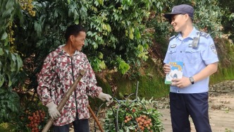 让警灯亮在果园里！ 高州铁警以“蓝”守护荔乡“红”
