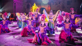 夜游和田約特干故城，實(shí)景演出精彩紛呈，再現(xiàn)絲路繁華與戍邊史詩