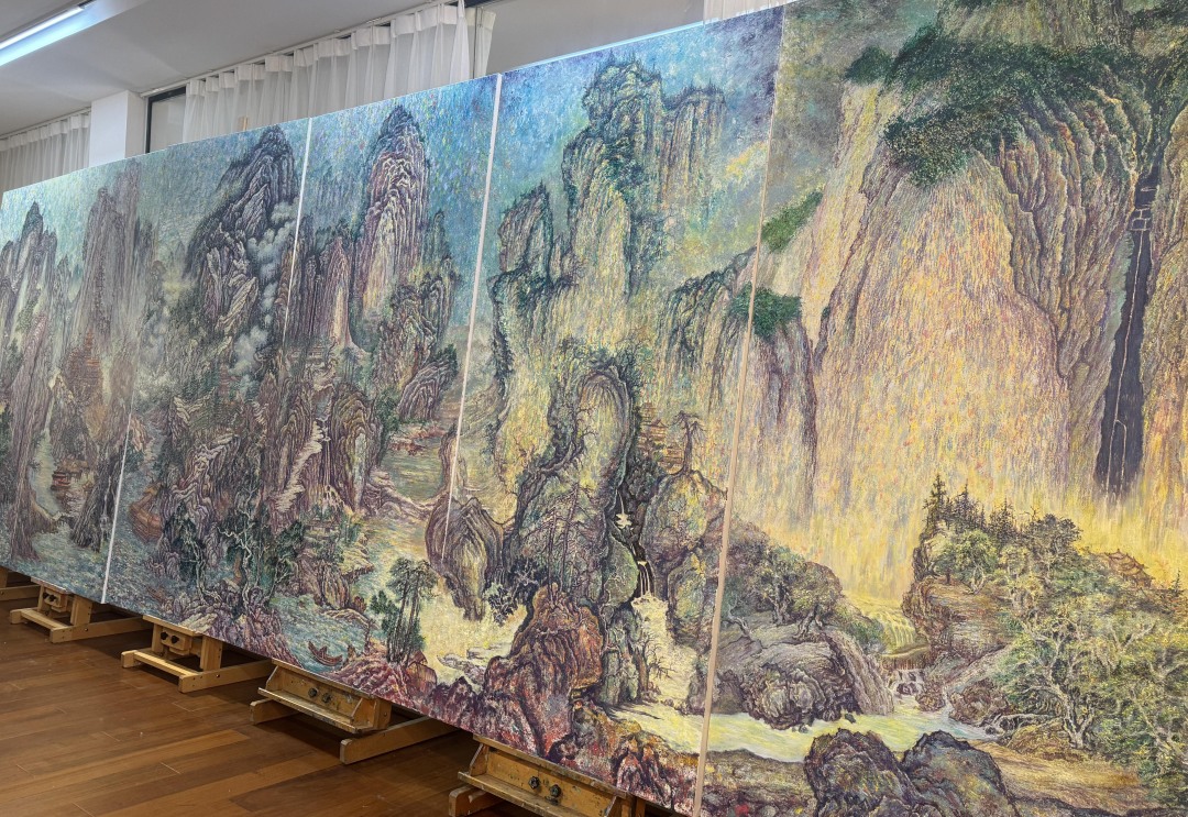 潘琨《历代江山图》山水文脉考:古画文献与当代图像双向互证的图像证史实践,以图像接续华夏山水正统文脉