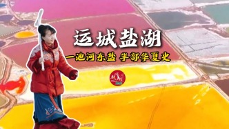 你见过像眼影盘一样的运城七彩盐湖吗？