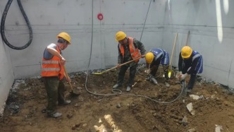 中铁一局北京轨道交通亦庄线至5号线、10号线联络线工程项目正式开工建设