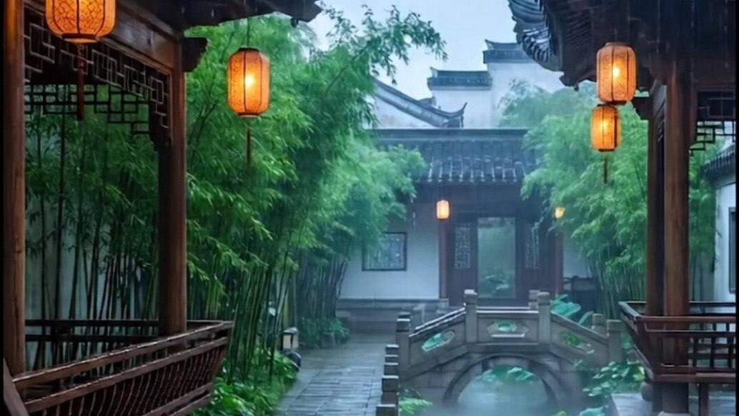 一窗烟雨，半盏清欢