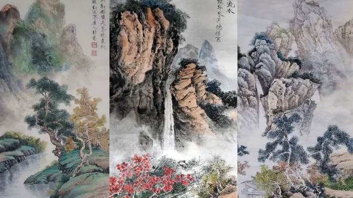 彩墨写山河，诗意入丹青