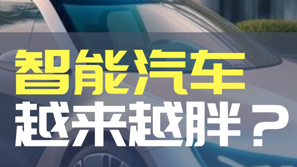 智能汽车,越来越胖?