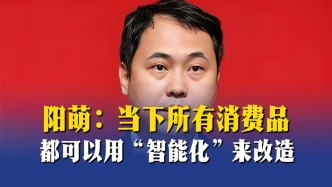 阳萌：当下所有消费品都可以用“智能化”来改造