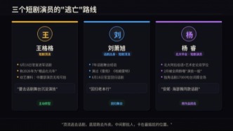 男二以下全换AI，短剧顶流逃去演话剧了