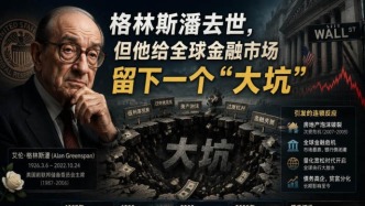 格林斯潘去世，但他给全球金融市场留下一个“大坑”