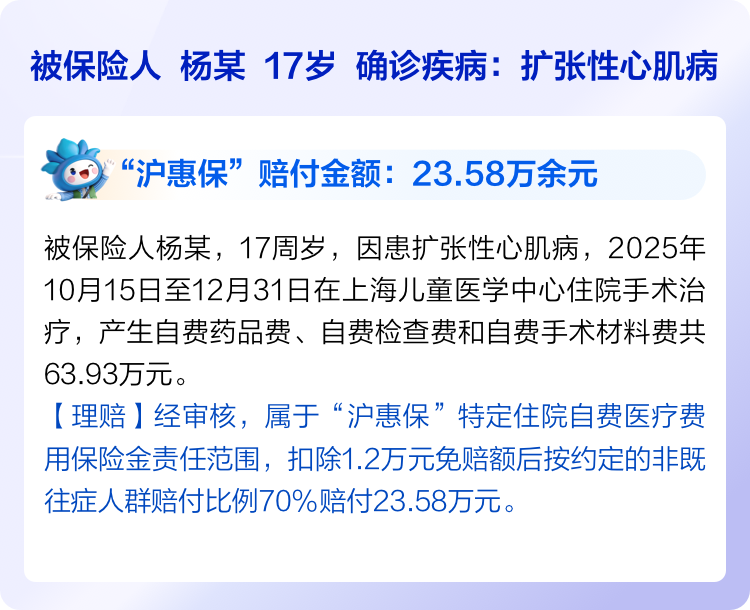 最后机会！今晚20时截止！“沪惠保2026版”投保通道即将关闭