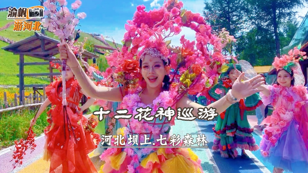 七彩森林避暑游，偶遇十二花神巡游，国风古韵与森林童话完美相融