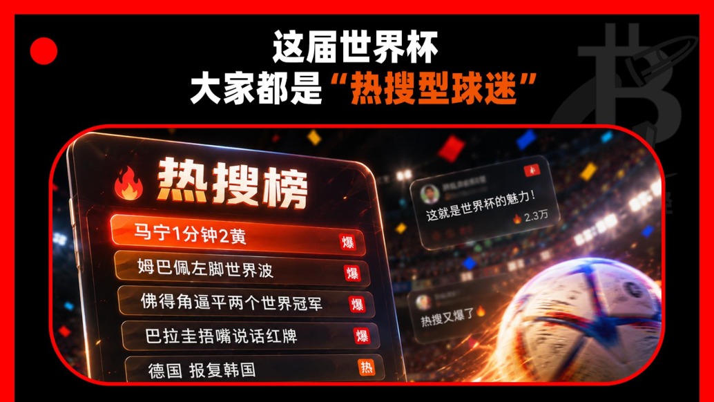 这届世界杯,大家都是“热搜型球迷”