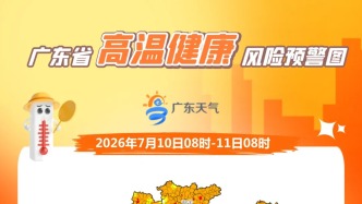 2026年第4期广东省高温健康风险预警发布