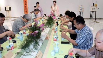 苏州：跟着名家画长卷——沈周茶画荟第五辑举办