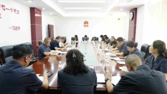 省法院副院长席小鸿一行调研督导七里河区法院审执工作