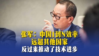 张军：中国1到N效率远超其他国家，反过来推动了技术进步