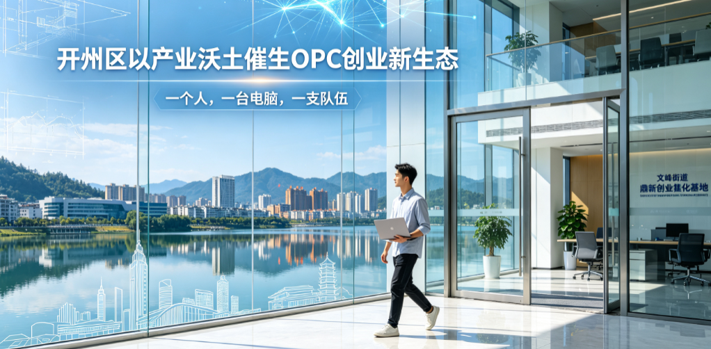 开州区以产业沃土催生OPC创业新生态