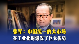 张军:中国统一的大市场,在工业化时爆发了巨大优势