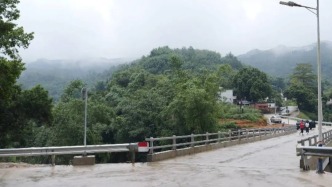 肇庆四会江谷镇担田大寨新桥通车！