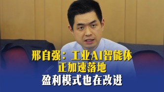 邢自强：工业AI智能体正加速落地，盈利模式也在改进