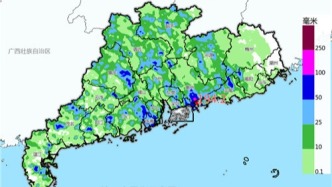 8月2至4日广东中南部有较强降水过程