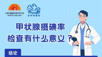 甲状腺摄碘率检查有什么意义？