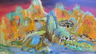 叶朗雪：以油画转译宋画文脉，少年笔墨里的山河与园林