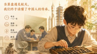 当算盘遇见航天，我们终于读懂了中国人的传承