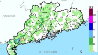 未来3-5天广东高温炎热伴有分散雷雨
