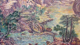 无距山水美学五论・其二｜潘琨《历代江山图》：画幅无距，山水空间的无限绵延
