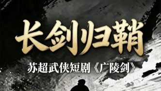 苏超武侠《广陵剑》第十章 | 长剑归鞘
