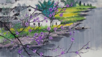 画作赏析｜烟雨江南入画来 —— 品读卞京明笔下水乡春色