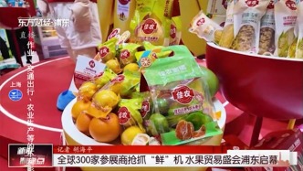 全球300家参展商抢抓“鲜”机 水果贸易盛会浦东启幕