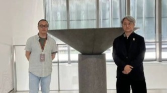 戴耘作品《素豆》《刻树》《水磨石-柱》《砌山水》 分别参加苏州当代艺术馆开馆展和第三届南海大地艺术节