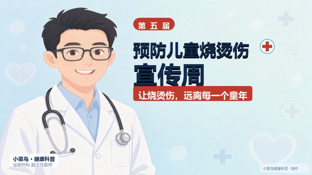 预防儿童烧烫伤宣传周 | 让烧烫伤,远离每一个童年