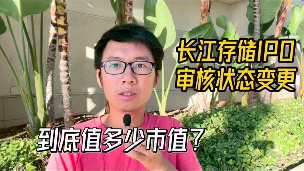 长江存储IPO审核状态变更,到底值多少市值?
