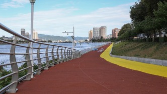 延吉布河南岸塑胶跑道将于9月底焕新亮相