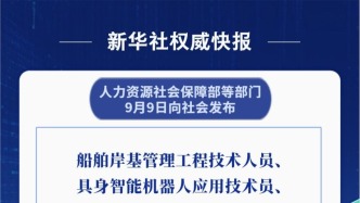11个新职业23个新工种发布11个新职业23个新工种发布