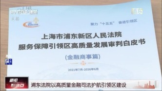 浦东法院以高质量金融司法护航引领区建设