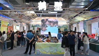 9月10日上午，第十三届中原文化产业博览交易会在鹤壁市朝歌文化园开幕