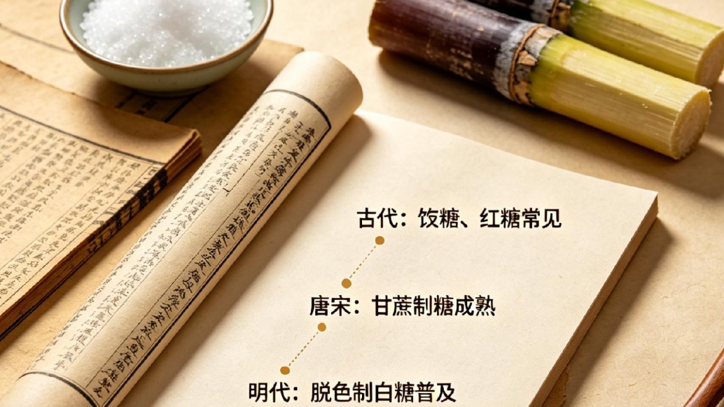 你知道白糖,在中国有多少年历史吗?