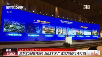 浦东发布培育脑机接口未来产业先导区行动方案