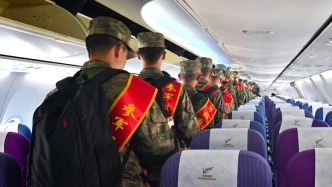 昆航暖心护航 新兵踏梦启程——昆明航空圆满完成新兵运输保障任务