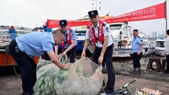 湘潭市集中销毁一批非法捕捞渔具