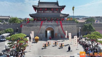 鹤壁黎阳城文化旅游区推出大型实景演艺《黎阳仓·开漕迎宾礼》