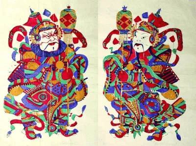【春节特辑】刻门神 吉光瑞彩护重门‖李波
